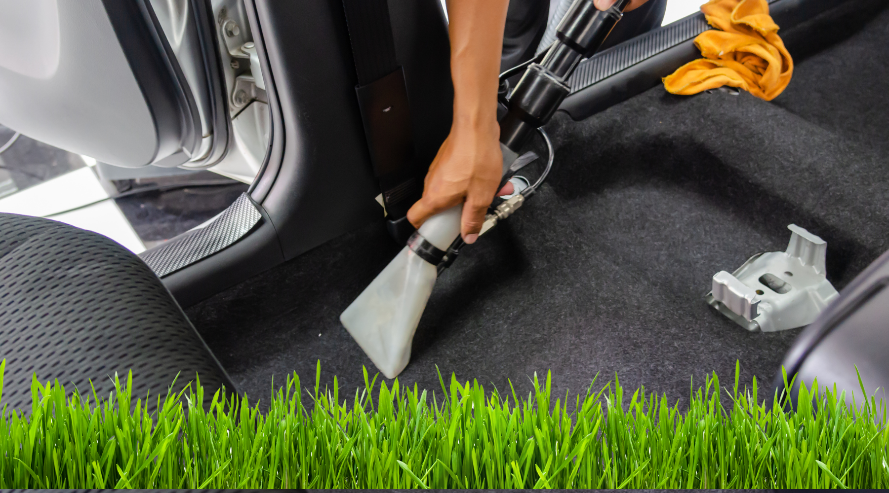 vacuum grass of car carpet