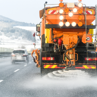 road salt damaging vehicles on the road