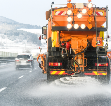 road salt damaging vehicles on the road